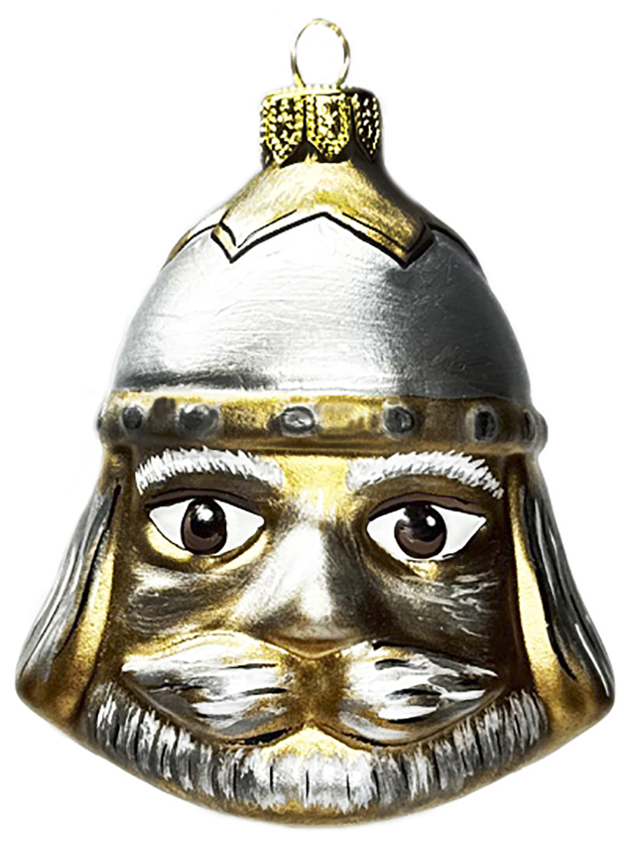 Елочное украшение Голова Богатыря 161524202